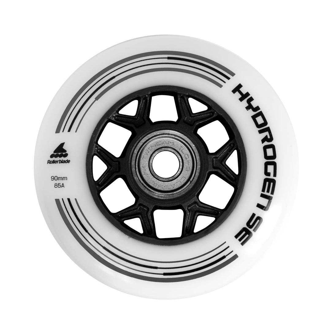 Rollerblade Unisex – Erwachsene 90MM/ILQ9 Rollen/Bearing Hydro SE, Weiss, EA