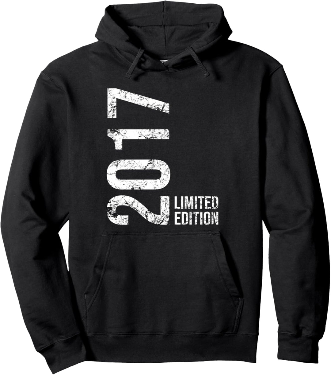 7. Geburtstag Junge Mädchen 7 Jahre 2017 Geburtstagsgeschenk Pullover Hoodie