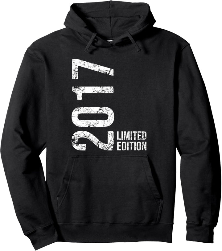 7. Geburtstag Junge Mädchen 7 Jahre 2017 Geburtstagsgeschenk Pullover Hoodie