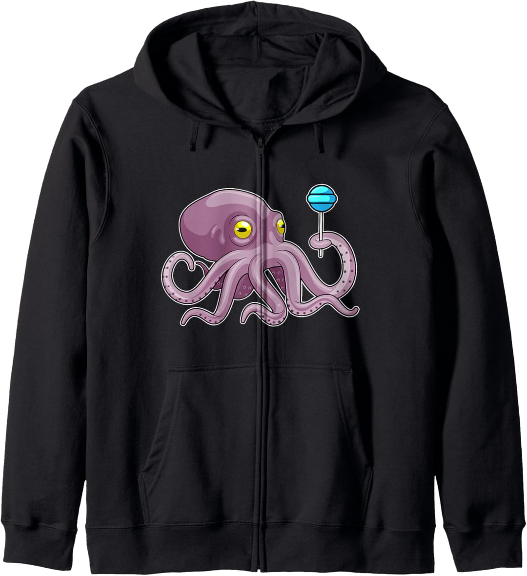 Krake Lutscher Kapuzenjacke
