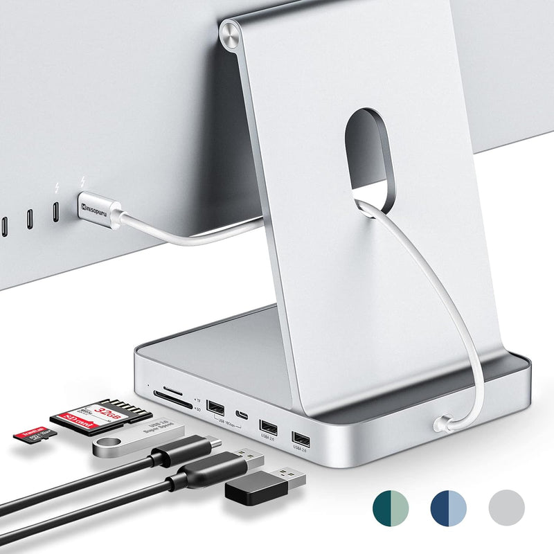Minisopuru USB C Hub für iMac 24 Zoll 2021/2023, iMac Zubehör unterstützt M.2 NVMe SSD, iMac USB Hub