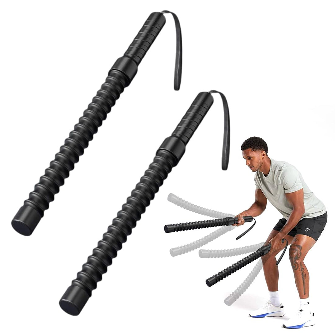 Ropeless Battle Ropes 2 Stück, Seillose Kampfseile ohne Seil für HIIT Training, Cardio und Kraftübun