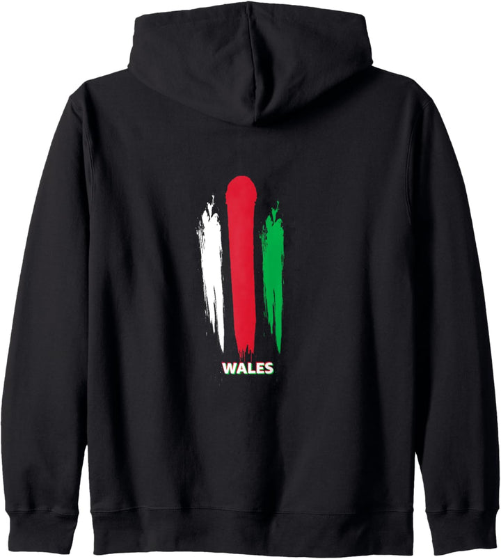 Flagge Wales Kapuzenjacke