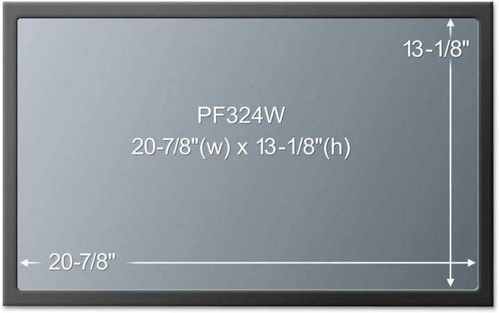3M PF324W Blickschutzfilter Standard für Desktops mit Rahmen 60,0-61,0 cm Weit (entspricht 23,6"W-24