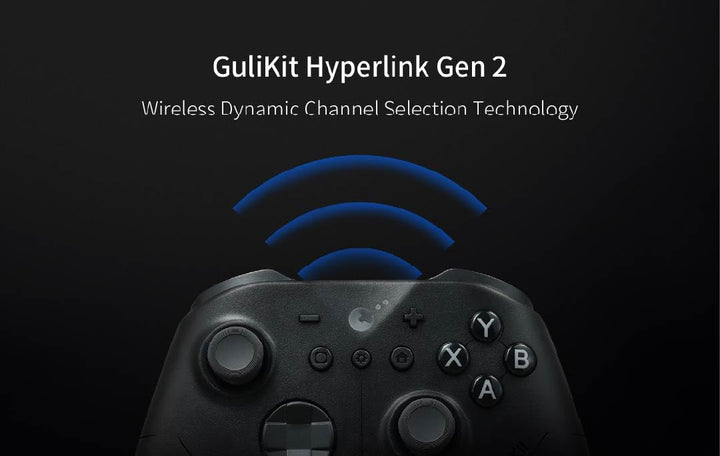 GuliKit ES Fastest Wireless E-sports Game Controller with Lowest Wireless Latency 3.25ms, 2200-level