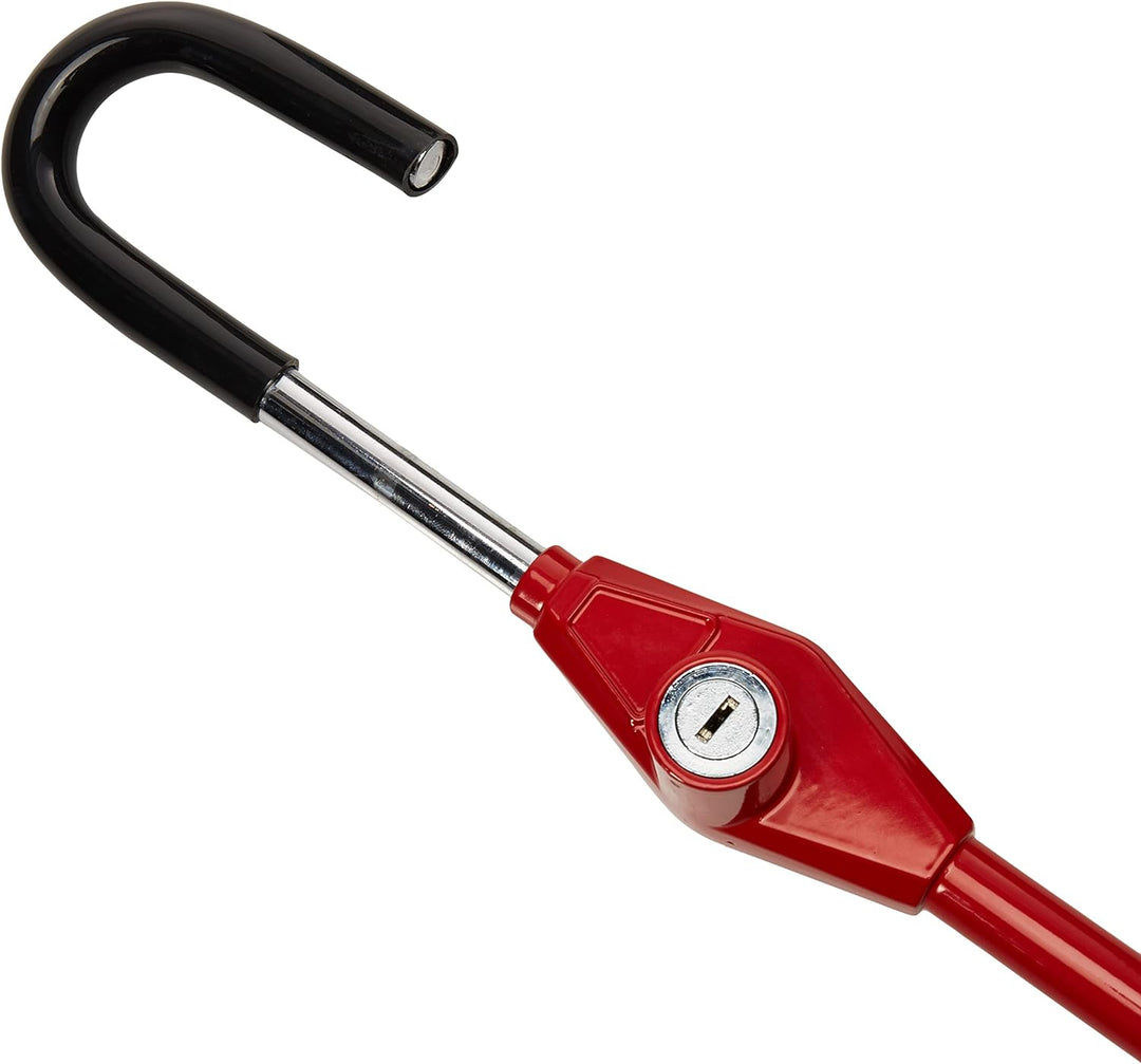 Winner International The Club CL303 Schloss für Pedal zu Lenkrad, Rot, 13 cm