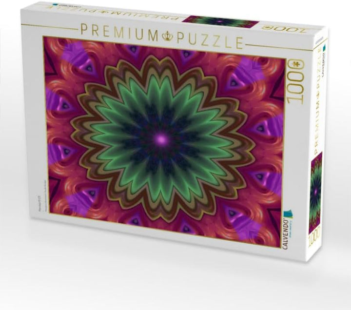 CALVENDO Puzzle Mandala 10 CB 1000 Teile Lege-Grösse 64 x 48 cm Foto-Puzzle Bild von Digital-Art, 10