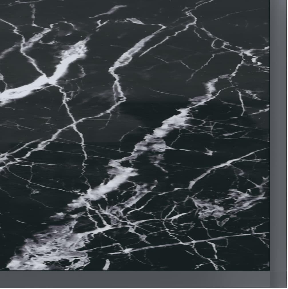 Bussandri Exclusive - Konsolentisch Schwarz 140x35x75,5 cm Hartglas