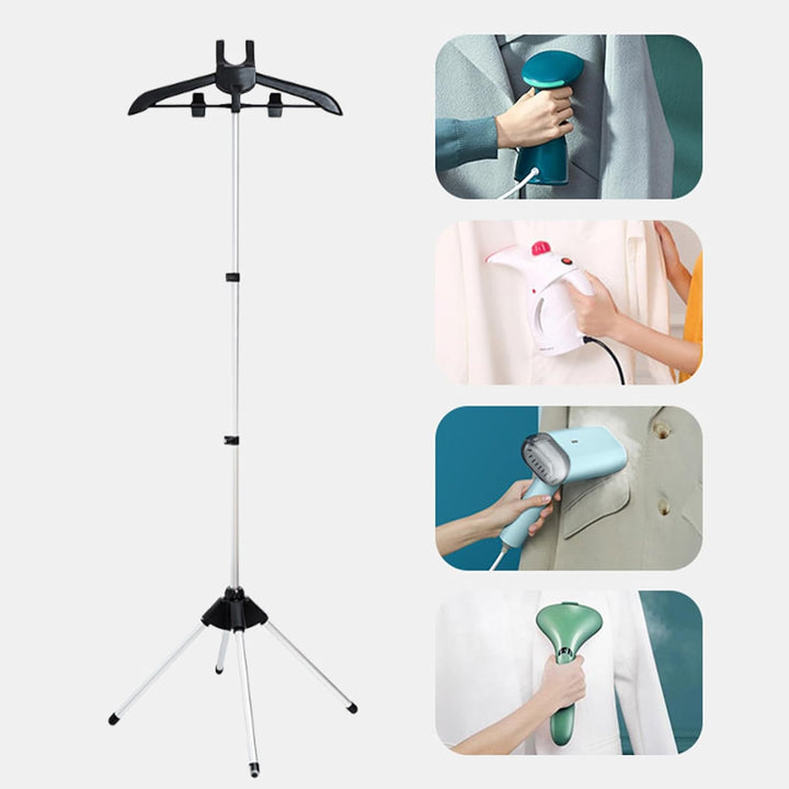 Porte-Cintre À Vapeur | Support Repassage Pliable Vertical Avec, Accessoire Pour Vêtements Longs, Ch