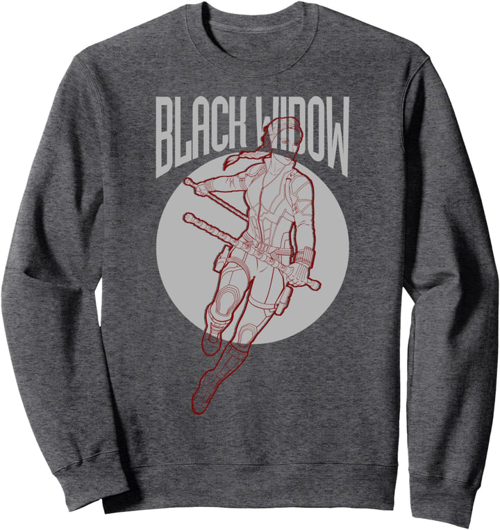 Marvel Avengers: Endgame Black Widow Outline Portrait Sweatshirt