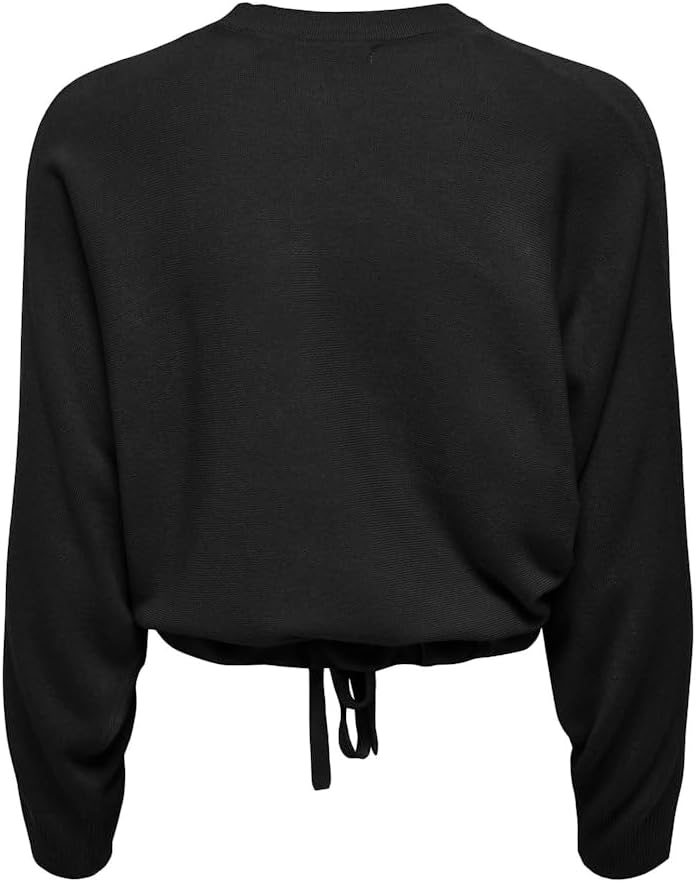 ONLY Damen Onlamalia L/S Batwing KNT Noos Pullover XS Schwarz, XS Schwarz