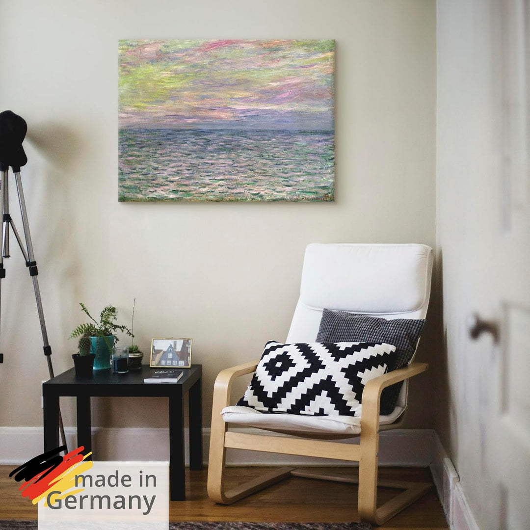 ARTland Leinwandbilder Wandbild Bild auf Leinwand 40x30 cm Wanddeko Landschaften Sonnenuntergang übe