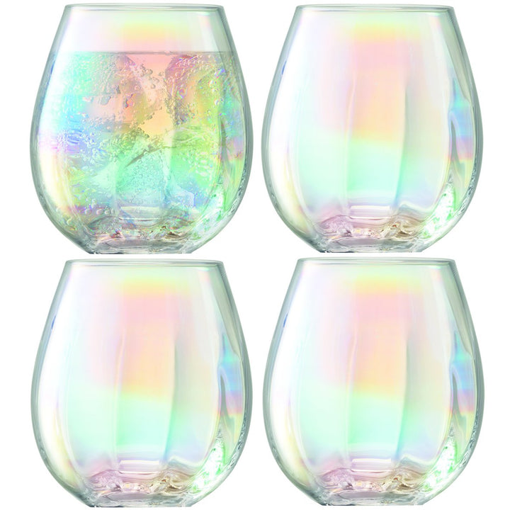 LSA Pearl Becher 425ml Perlmutter x 4 4 Stück (1er Pack) Becher, 4 Stück (1er Pack) Becher