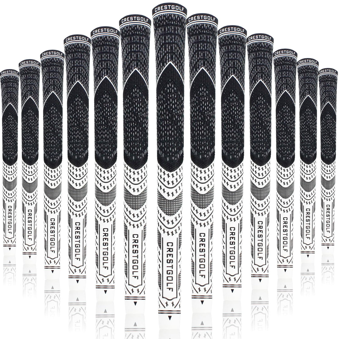 CRESTGOLF Golfgriffe Aktualisierte Multi-Compound-Golfgriffe für Golfschläger, Golf Grips Set mit 13