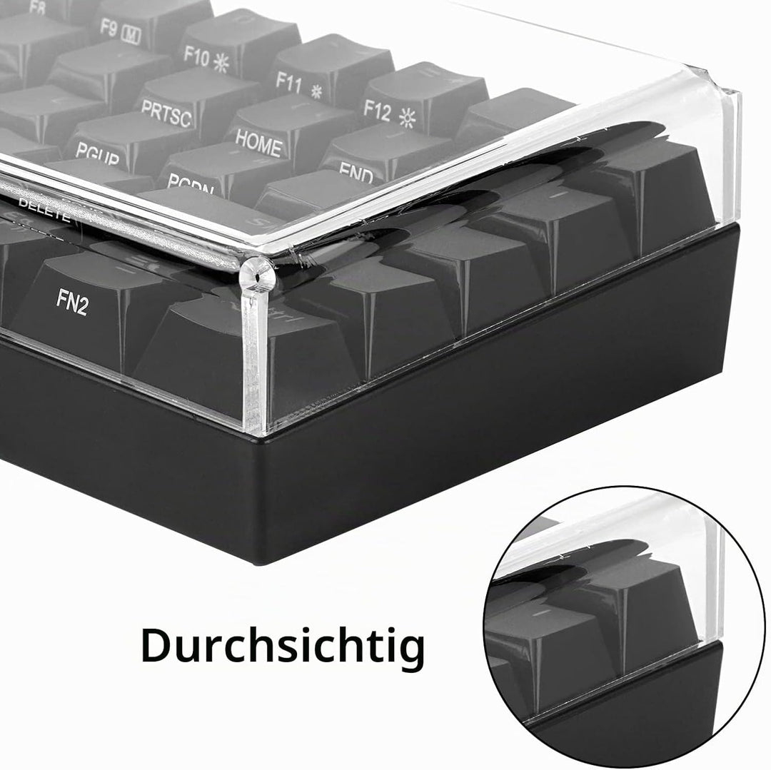 Geekria Premium Acryl-Tastaturabdeckung für 60% kompakte 61-Tasten-Tastatur, kompatibel mit Razer Hu