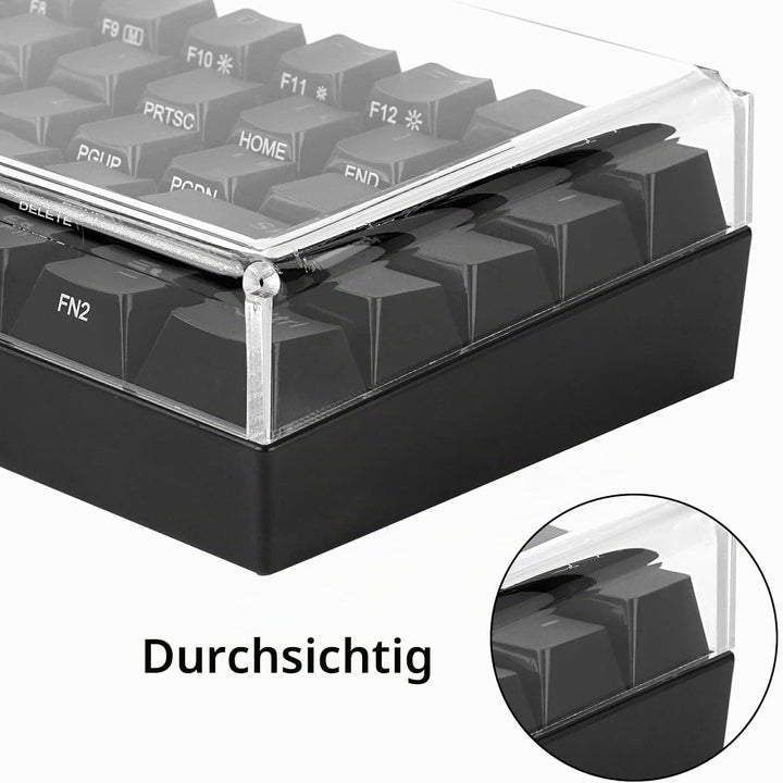 Geekria Premium Acryl-Tastaturabdeckung für 60% kompakte 61-Tasten-Tastatur, kompatibel mit Razer Hu
