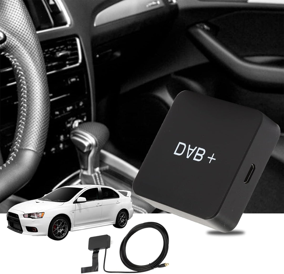 VBESTLIFE Car Kit Digital Audio Broadcast DAB DAB + Box Radio Empfänger Adapter mit Antenne für Andr