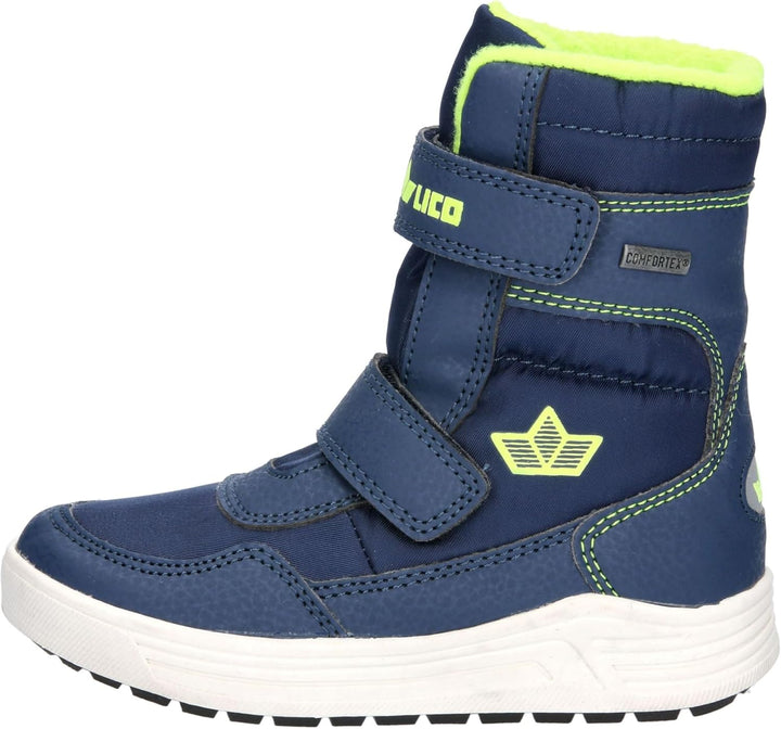 Lico Unisex Kinder Namsos V Schneestiefel 30 EU Marine Lemon, 30 EU Marine Lemon