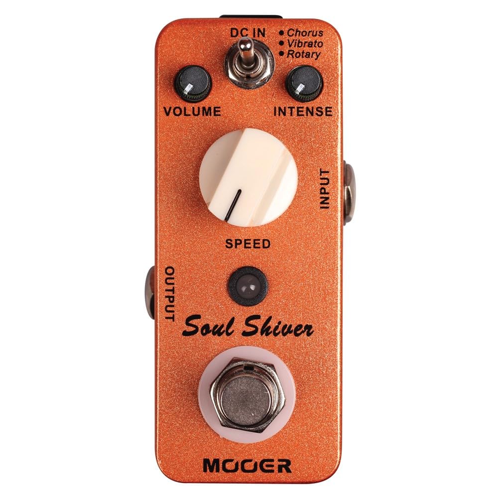 Mooer Soul Shiver - Chorus/Vibrato/Vibe Pedal Soul Shiver Multi-Modulation, Soul Shiver Multi-Modula