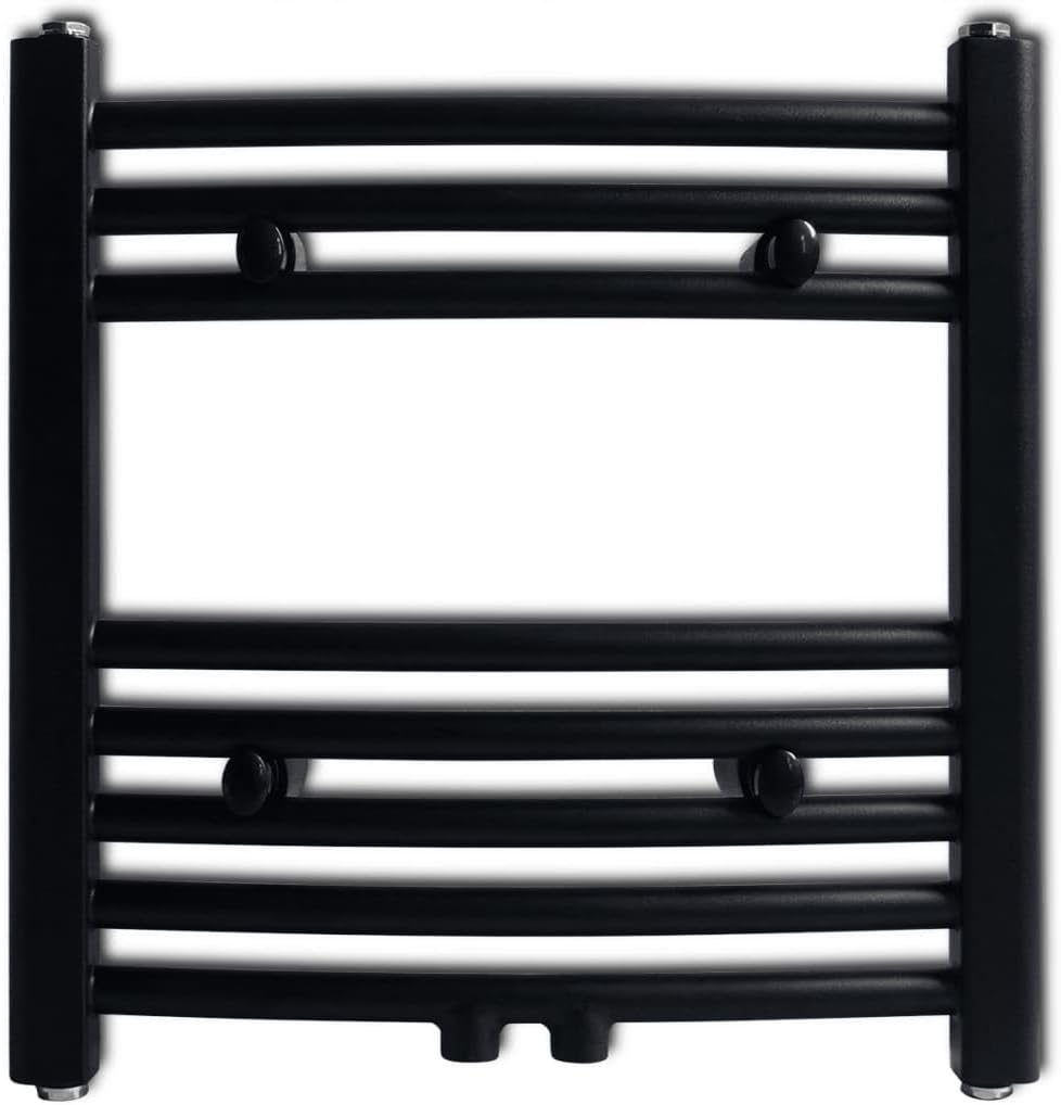 vidaXL Handtuchheizkörper Badheizkörper Handtuchheizer Badheizung 480 x 480 mm Incurvé, Incurvé