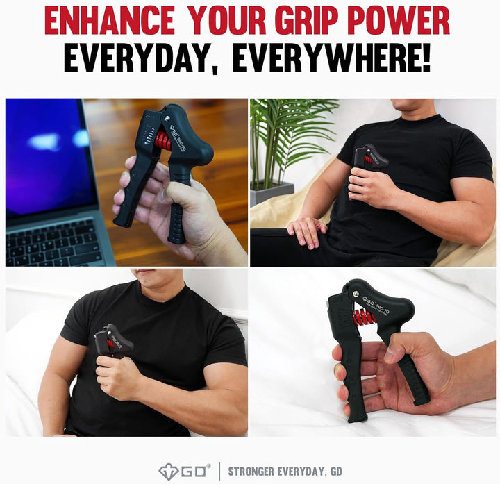 GD GRIP Einstellbare Fingerhantel Hand-Nagelhärtern