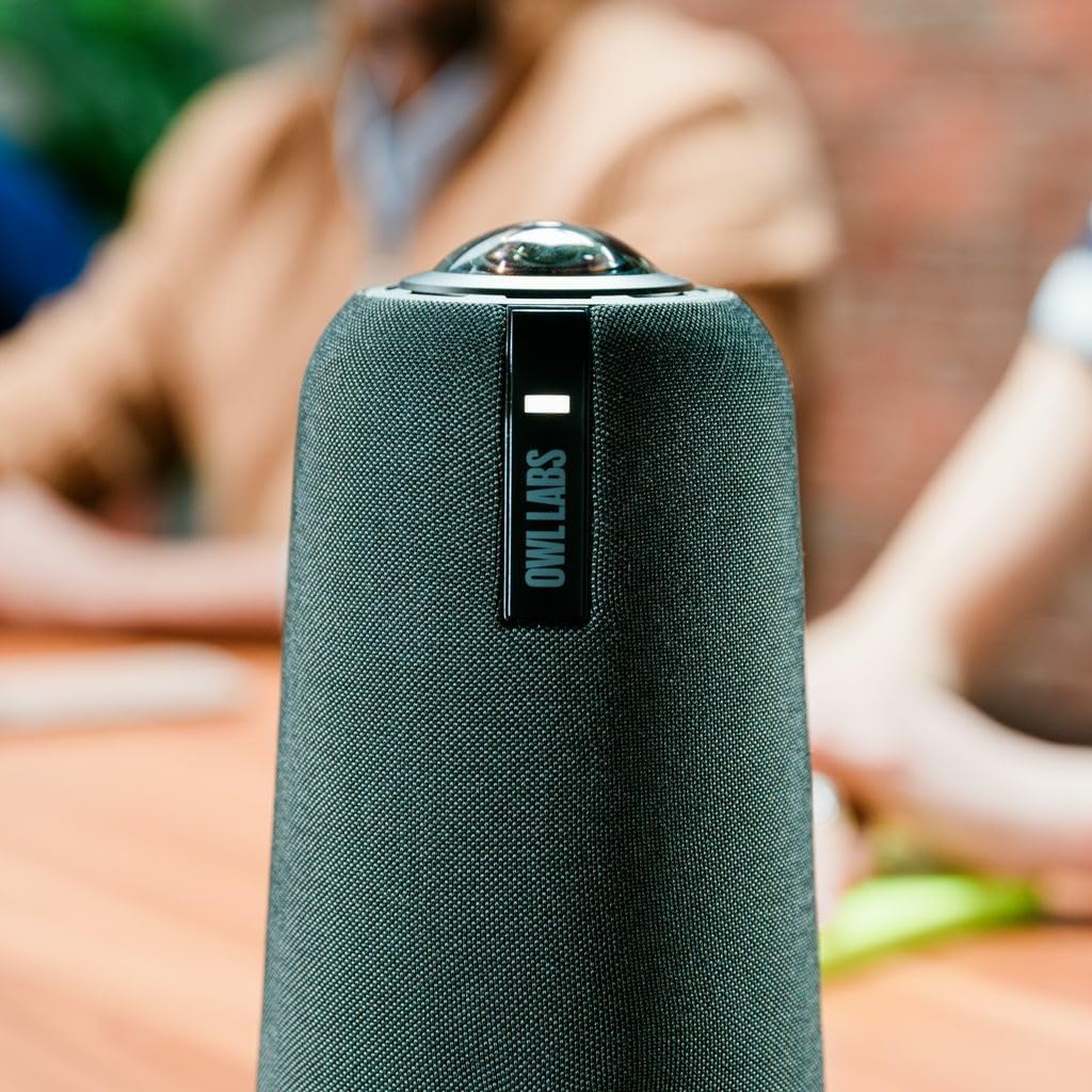 Owl Labs Meeting Owl 4+ 360-Grad, 4K Smart Videokonferenzkamera, Mikrofon und Lautsprecher (automati
