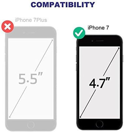 Beeasy für iPhone 8/7 Hülle, iPhone SE 2020/2022 Hülle Wasserdicht Outdoor Stossfest Handyhülle Mili