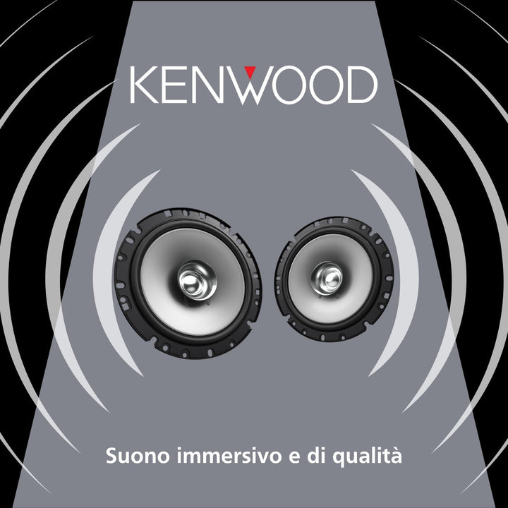Kenwood KFC-S1756 Doppelkonus-Lautsprecher, 170 mm schwarz