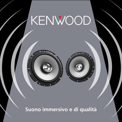 Kenwood KFC-S1756 Doppelkonus-Lautsprecher, 170 mm schwarz