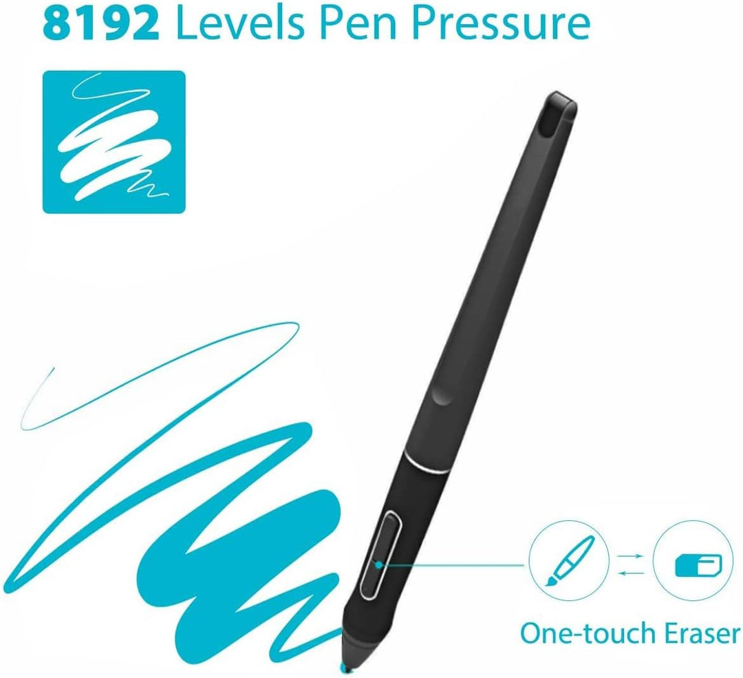 Eingabestift, PW507 Tragbarer Touchscreen Eingabestift 8192 Level Hochempfindlicher Digitaler Tablet