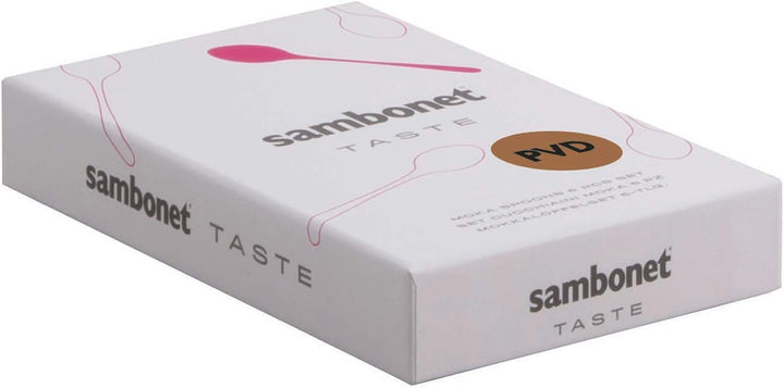 Sambonet 6 Kaffeelöffel Taste, Kaffeelöffel Set für 6 Personen, für die Kaffeepause, Spülmaschinenfe