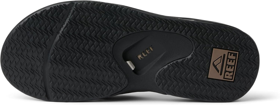 Reef Herren Fanning Flipflop 46 EU Black And Tan, 46 EU Black And Tan