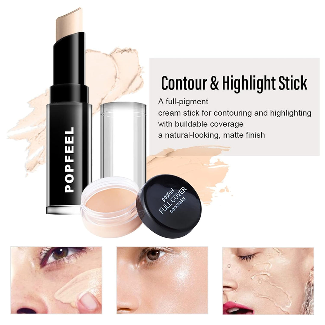 8St Schminkkasten Make-Up Set, Professionelles Reisen Schmink Set mit Lidschatten Lippengloss Mascar