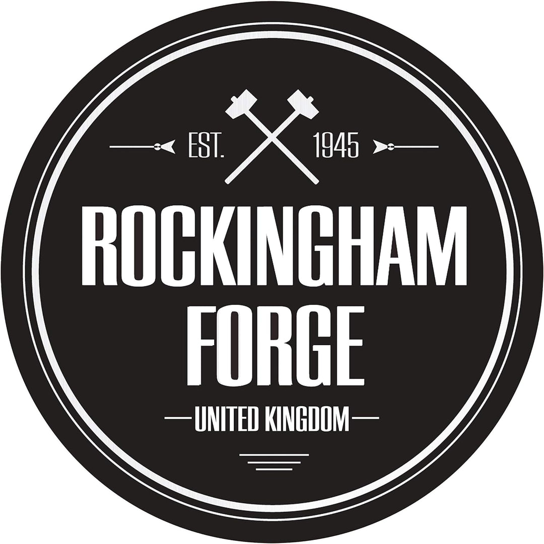 Rockingham Forge Messerblock, Kunststoff, Schräges Design, Leeres Messerblock, Schwarz