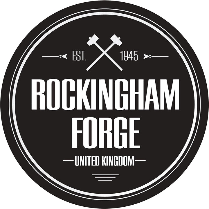 Rockingham Forge Messerblock, Kunststoff, Schräges Design, Leeres Messerblock, Schwarz