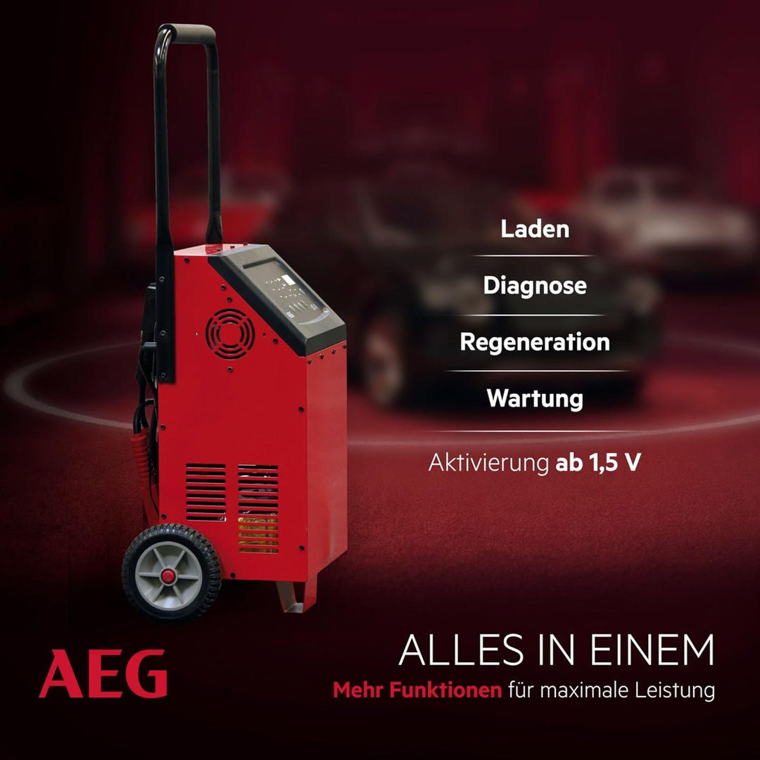 AEG 10091 Mikroprozessor Batterie Ladegerät LT 60, 12/24 Volt, 9 Stufen, 60 Ampere, Temperaturgesteu