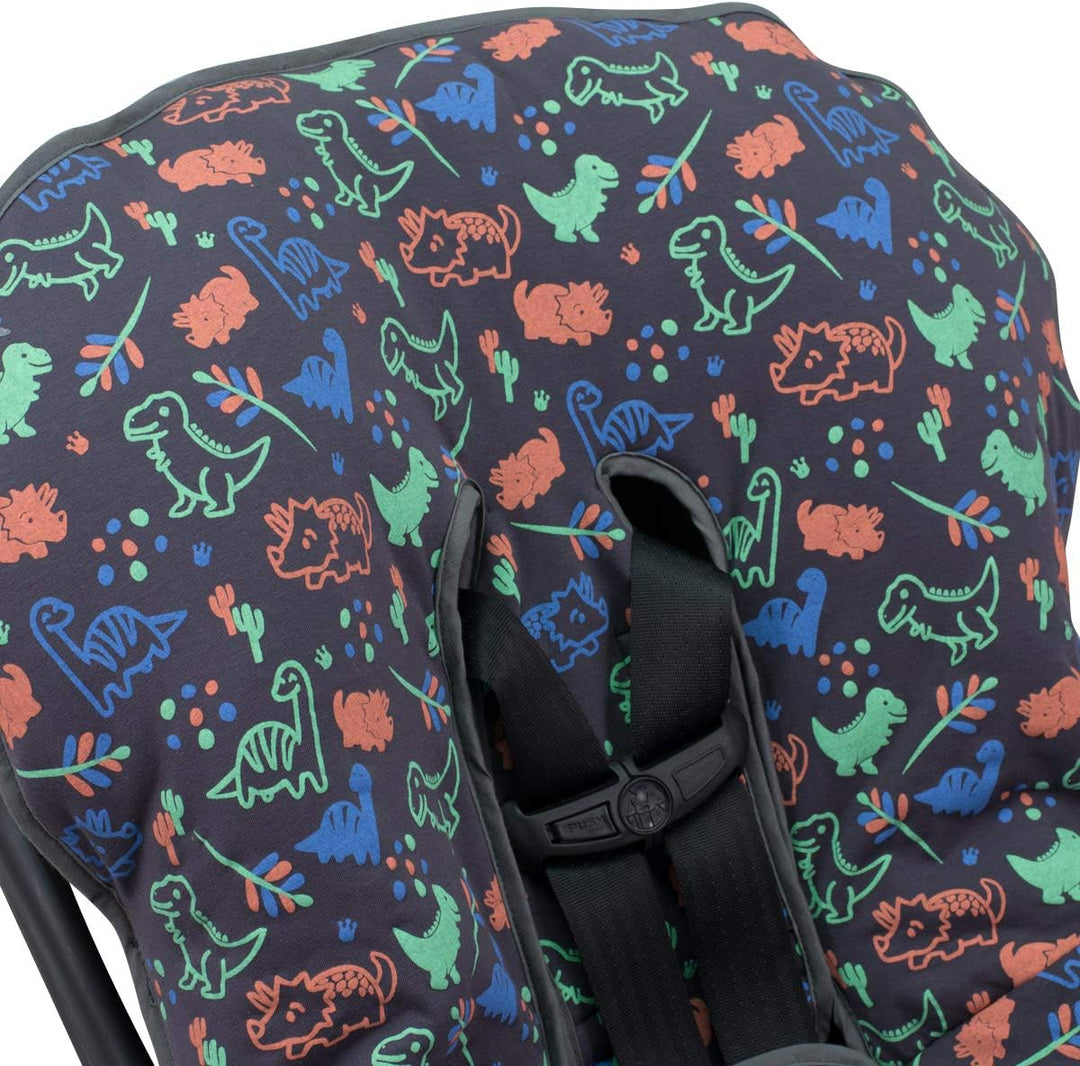 JYOKO KIDS Abdecken Gepolsterte Universal für Babyschale (Happy Dino), HAPPY DINO