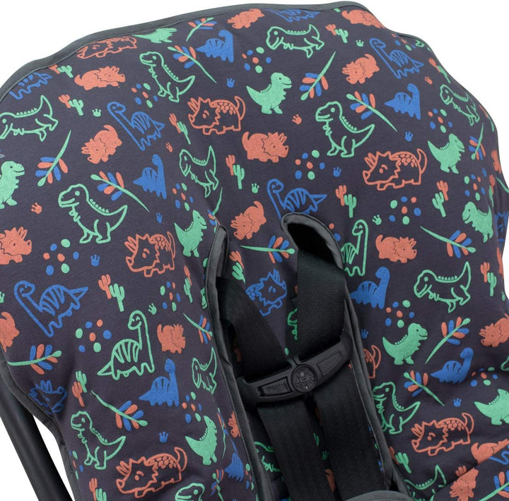 JYOKO KIDS Abdecken Gepolsterte Universal für Babyschale (Happy Dino), HAPPY DINO