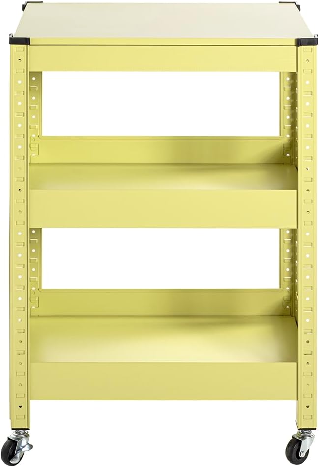 HAKU Möbel Servierwagen, grün, Metall - Masse: B 50 x H 75 x T 32 cm, Style: Modern, Grün