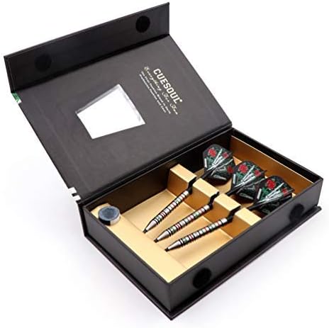 CUESOUL Jazz-Metal 21/23 / 25g Stahlspitze 90% Wolfram Dart Set mit integrierten ROST Flights CSJM-J