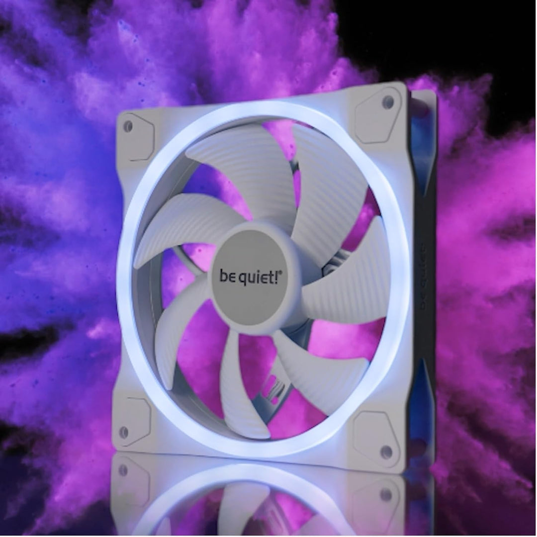 be quiet! Light Wings White 120mm PWM Triple Pack Gehäuselüfter, weiss, 3er Pack, BL100