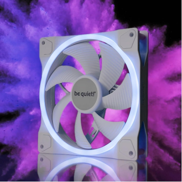 be quiet! Light Wings White 120mm PWM Triple Pack Gehäuselüfter, weiss, 3er Pack, BL100