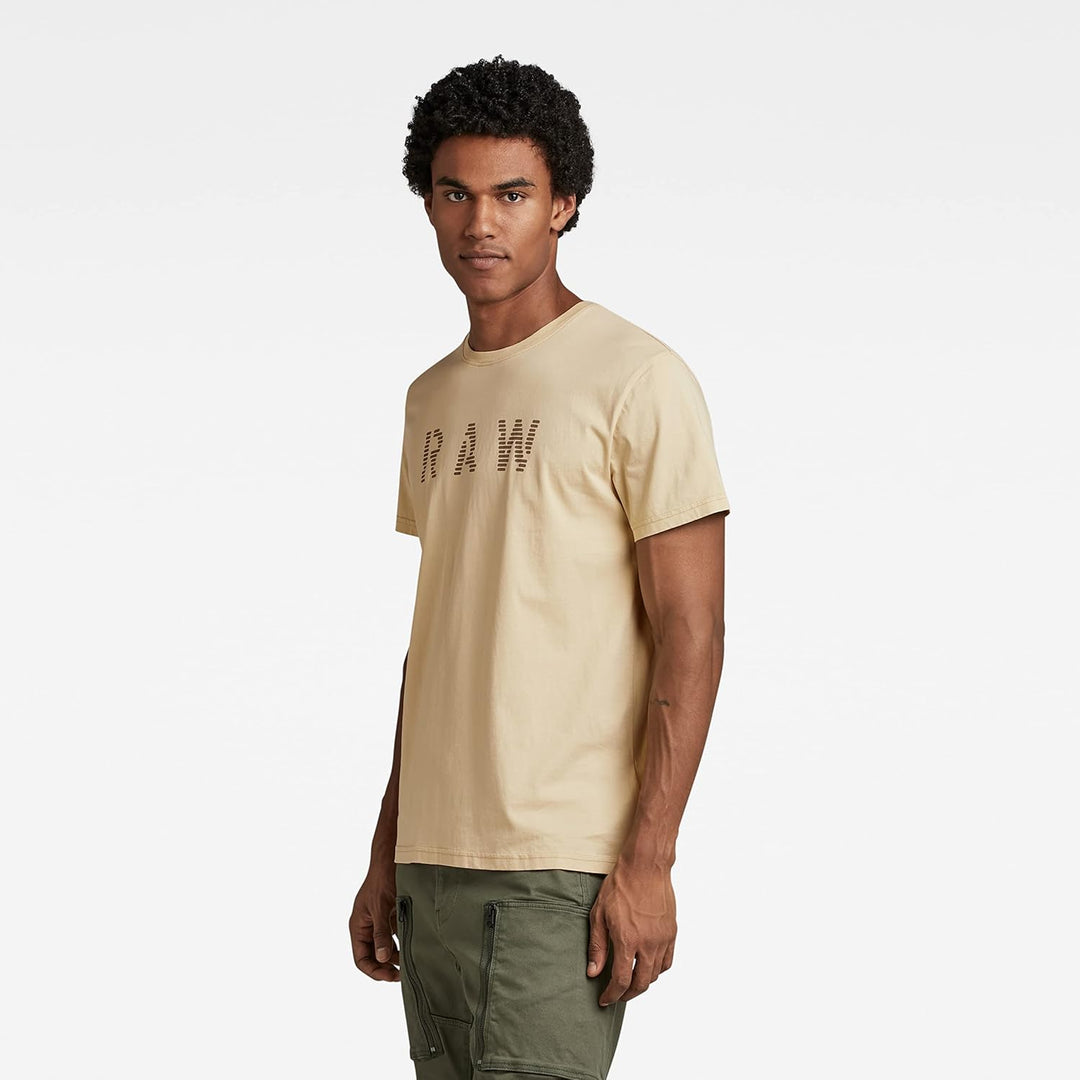 G-STAR RAW Herren Raw T-Shirts XS Beige (Postbag D22776-c506-1868), XS Beige (Postbag D22776-c506-18