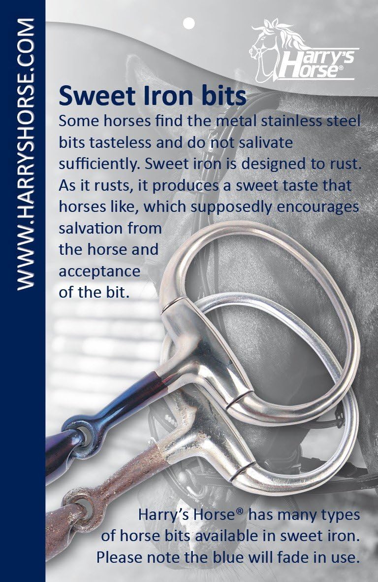 Harry´s Horse Wassertrense doppelt gebrochen Sweet Iron 20mm, Grösse:12.5 Medium, Medium