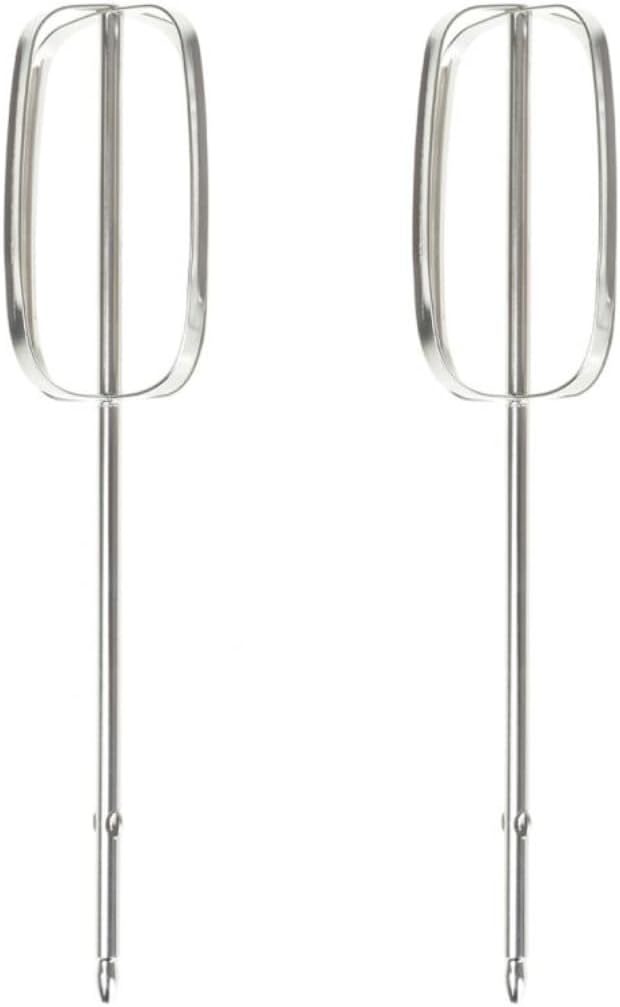 Küchenmaschine R110, Edelstahl, 400 W, 2 Paar Handmixer, Handrührgerät mit 5 Geschwindigkeitsstufen,