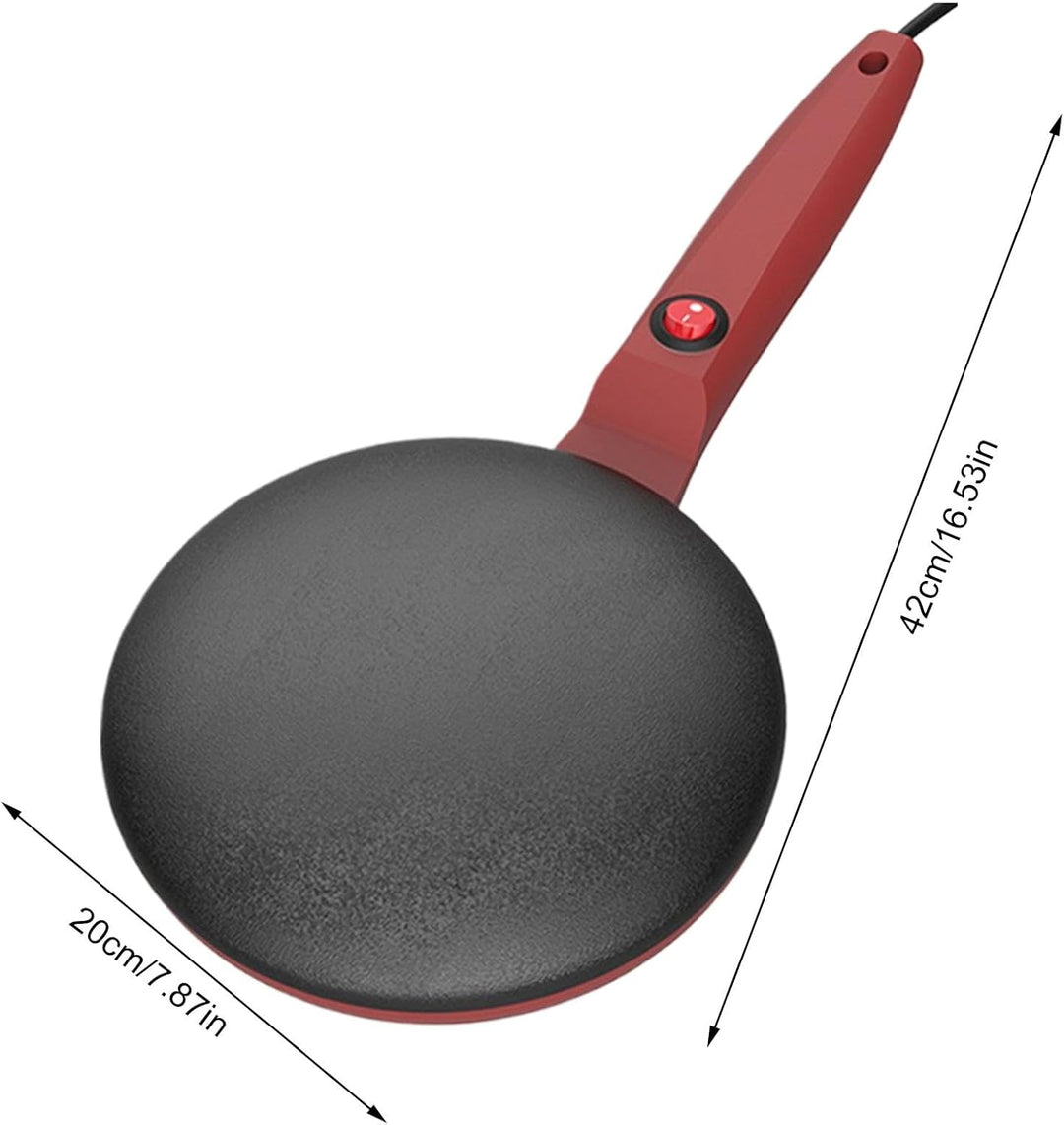 Elektrischer Pfannkuchenbereiter, Instant-Crêpe-Maker - Crêpe-Grillpfanne | 7,8 Zoll automatische Te