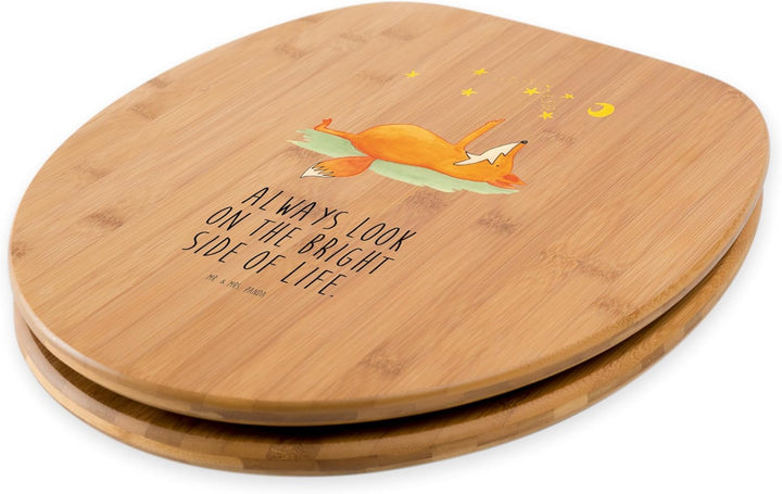 Mr. & Mrs. Panda Motiv WC Sitz Fuchs Sterne - Geschenk, Toilettendeckel, Spruch schön, entspannt, To
