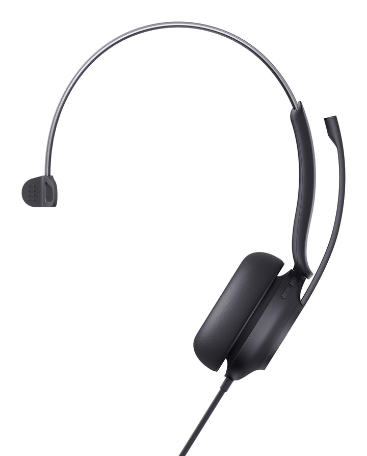 Yealink UH37 USB-Mono-Headset mit Geräuschunterdrückung, kabelgebundenes Headset für PC-Laptop, Team