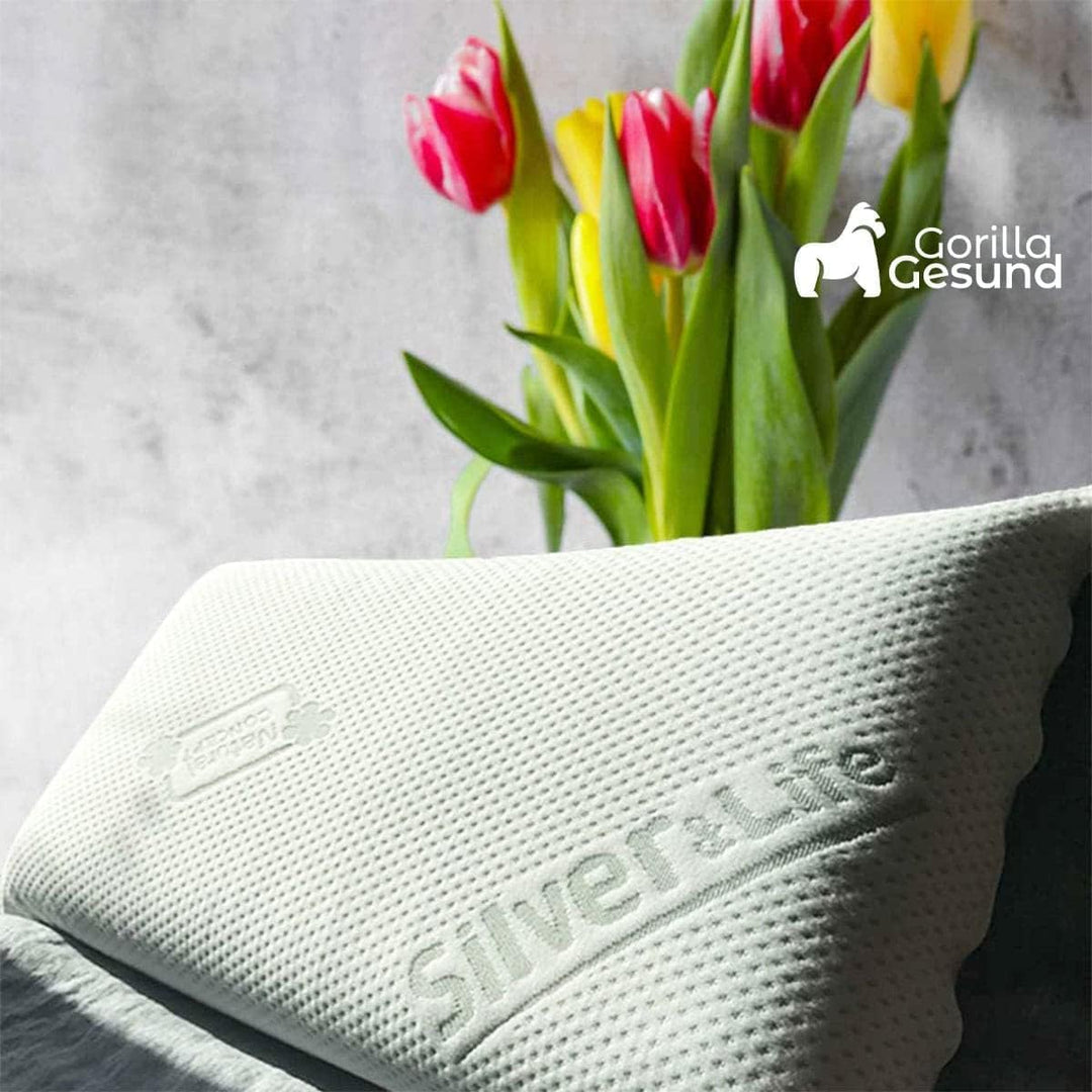 Orthopädisches Nackenstützkissen Silver Neck - viscoelastisches Kissen, Kopfkissen aus Memory Schaum
