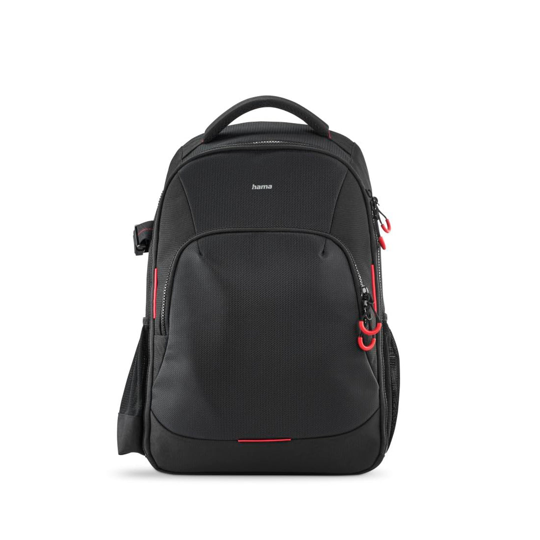 Hama Unisex Ohio Rucksack (1er Pack) Innenmass B x T x H: 27 x 12 x 34 cm Rot, Innenmass B x T x H: